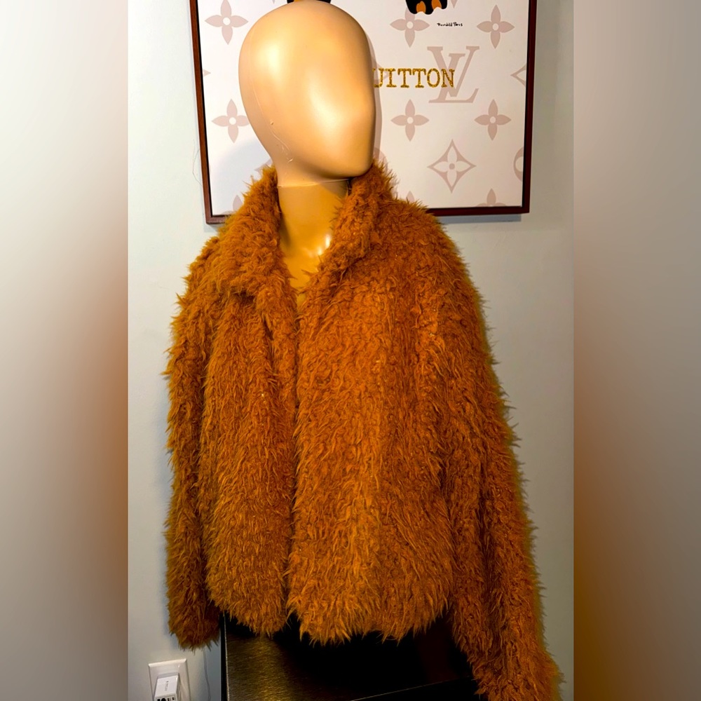 Fluffy Faux Fur Womens Shaggy Jacket